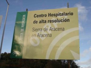 Cartel del CHARE modificado a Sierra de Aracena para