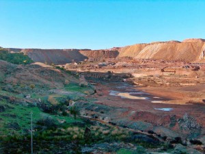 Paisaje en Minas de Riotinto.