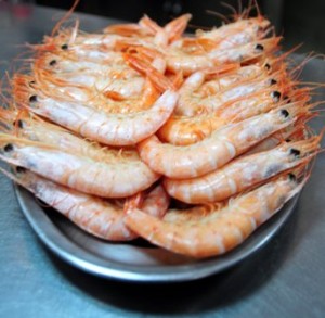 Gambas de Huelva.