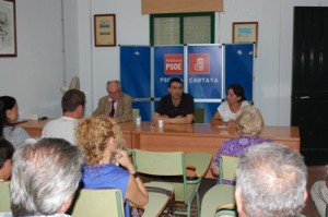 Acto del PSOE en Cartaya.