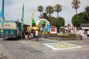 Bus del Reciclaje en Ayamonte.