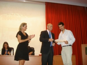 Entrega de diplomas.