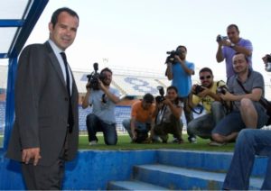 Entrenador Recre Alvaro Cervera