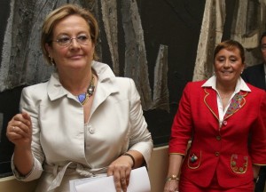 Petronila Guerrero y María Luisa Faneca.