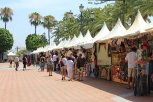 Mercadillo en Ayamonte.