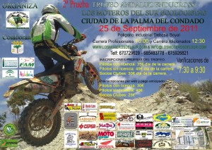 CARTEL TROFEO ENDUCROSS LA PALMA DEL CONDADO 2011