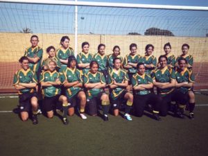 Equipo femenino del Bifesa Tartessos.