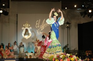 Imagen de archivo de una Pasarela de Moda Flamenca en el Andrés Estrada.