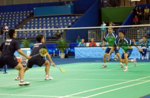 Torneo de bádminton en Huelva.