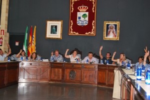 El Equipo de Gobierno vota en el Pleno