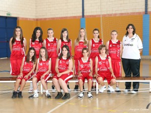 Equipo infantil de baloncesto IF11 12