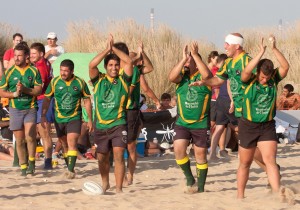 Primera edición del torneo de rugby playa.