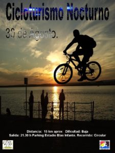 Cicloturismo nocturno en Ayamonte