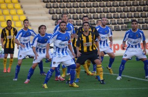 Partido de pretemporada entre el San Roque y el Recreativo.