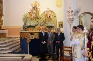 entrega broche virgen 15 agosto