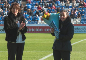 María Leandro, nadadora onubense.