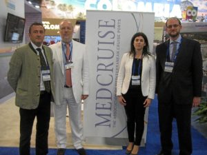 Representantes Puerto de Huelva y representantes de Medcruise