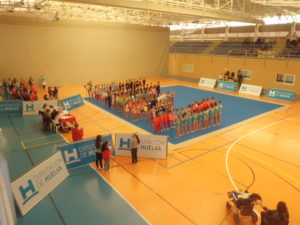 Torneo de gimnasia rítmica en Moguer.