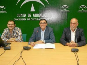 Presentación de la carta etnológica en Almonaster.