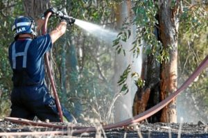 Los incendios en la zona del Conquero son habituales en verano.