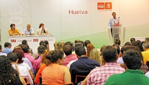 Comité extraordinario del PSOE, celebrado en Villarrasa.