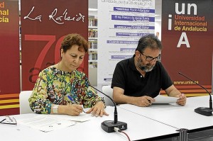 Firma del convenio.