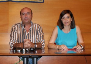 Manuel Morales y Teresa Ollero, del PAN Moguer.