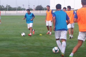 Primer día de entrenamiento del Recreativo de Huelva.