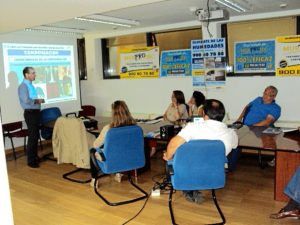 Un momento de la Jornada Tecnica celebrada en la Gerencia Municipal Urbanismo de Huelva.