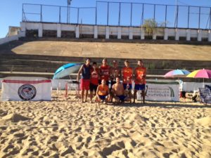 Ganadores del V Open de Futvoley playa.