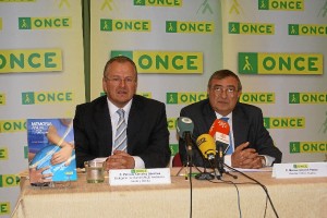 Presentación del balance en Huelva de la ONCE.