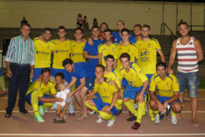 Jugadores del CD Moguer.