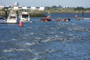 Sector de natación del I Iberman La Luz.