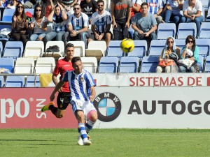 Arana, logrando un gol desde 40 metros ante el Mallorca. (Espínola)