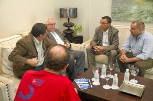 Visita del cónsul de Cuba al presidente de la Diputación.