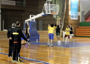 Entrenamiento del Club Deportivo Enrique Benítez.