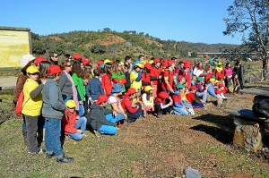 Actividades escolares entre onubenses y lusos.