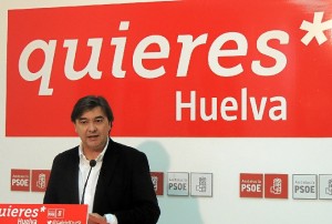 Gabriel Cruz, portavoz del PSOE en el Ayuntamiento de Huelva.