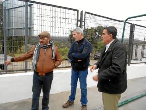 El delegado en La Granada de Riotinto.