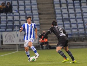 Jesús Vázquez, ante el Levante. (Espínola)