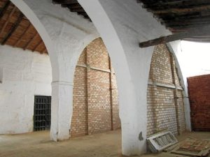 Vista interior de los arcos.