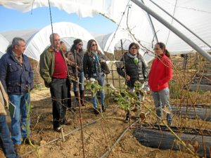 Visita de los responsables de la Junta a la Zona Regable Chanza.