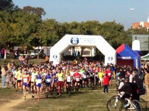 Salida del II Cross Parque Moret.