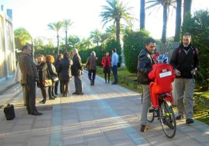 Asistentes a la asamblea de IU sobre Plan Andaluz de Bicicleta.