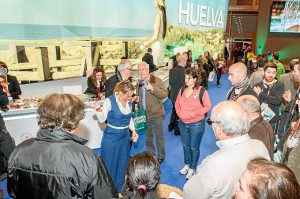 Panorámica del stand de Huelva.