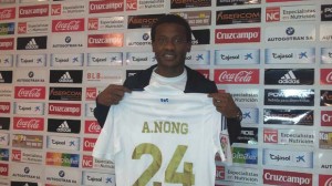 Aleys Nong, nuevo jugador del Recreativo de Huelva.