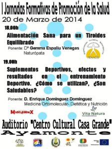 Cartel I Jornada promocion salud