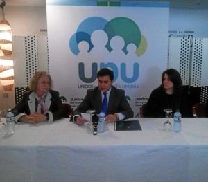 Unidos por Punta Umbría (UPU) foto rueda prensa referendum agua