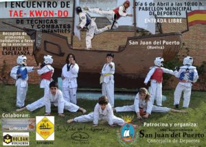 Encuentro de taekwondo en San Juan del Puerto.