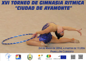 Cartel del Torneo de gimnasia rítmica 'Ciudad de Ayamonte'